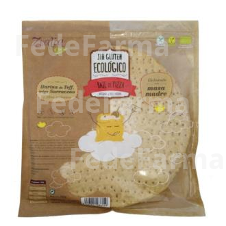 BASE DE PIZZA  MASA MADRE 370GR. BIO SG VEGAN ZEALIA