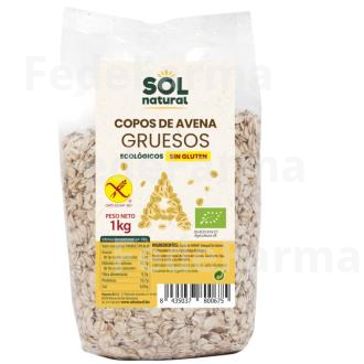 COPOS DE AVENA GRUESOS FAMILIAR 1KG. BIO SG SOLNATURAL