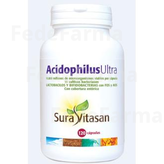 ACIDOPHILUS ULTRA 120CAP. (REFRIGERACION) SURA VITASAN