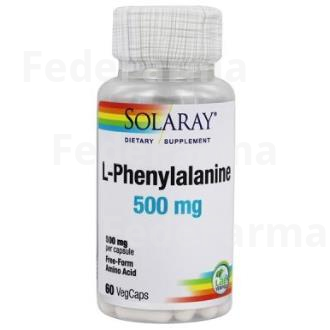 L-FENILALANINA 500MG. 60CAP. SOLARAY