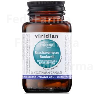 SYNERBIO SACCHAROMYCES BOULARDI 30CAP.VEG. VIRIDIAN
