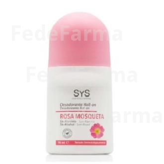 DESODORANTE ROSA MOSQUETA ROLL-ON PACK 6X75ML. SYS