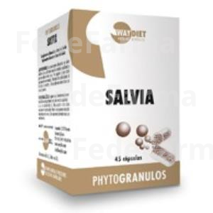 SALVIA PHYTOGRANULOS 45CAPS.  WAYDIET NATURAL PRODUCTS