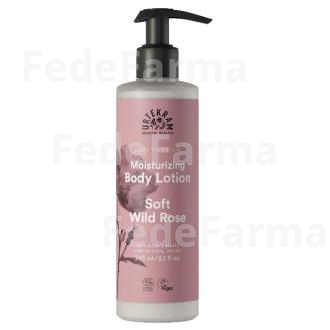 SOFT WILD ROSE LOCION CORPORAL 245ML. ECO VEGAN URTEKRAM