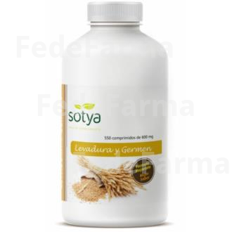 LEVADURA DE CERVEZA + GERMEN DE TRIGO 550COMP. SOTYA