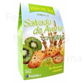 GALLETAS DE SALVADO DE AVENA CON KIWI 250GR. YNSADIET