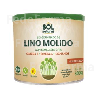 LINO GERMINADO CON CHIA 300GR. BIO SOLNATURAL