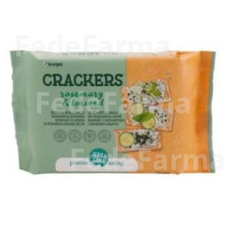 CRACKERS DE ROMERO Y LINAZA 250 GR BIO TERRASANA