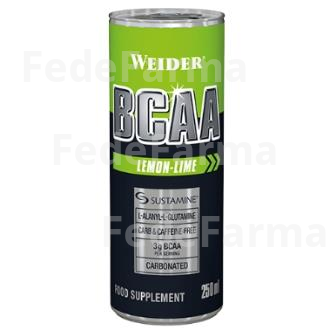 WEIDER BCAA DRINK LIMA-LIMON 250ML.X24UD. WEIDER