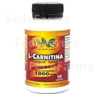 L-CARNITINA CARNIPURE 1000MG. 50CAP. VBYOTICS