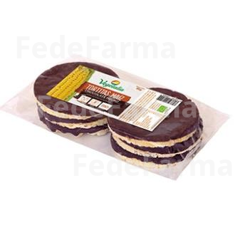 TORTITAS DE MAIZ CON CHOCOLATE NEGRO  95GR. BIO VEGETALIA