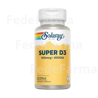 SUPER D3 4000UI 100PERLAS SOLARAY
