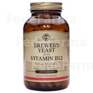 LEVADURA DE  CERVEZA 500 MG. 250 COMP. SOLGAR