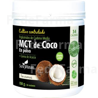 MCT DE COCO POLVO 150GR. SURA VITASAN