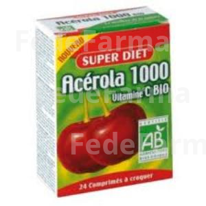 ACEROLA BIO 1000 24COMP.MASTICABLES SUPERDIET