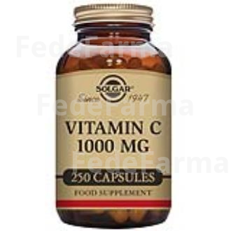 VITAMINA C 1000MG 250VEGICAPS SOLGAR