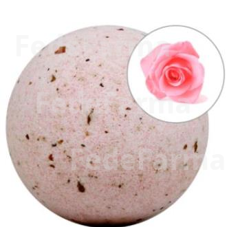 BOMBA DE BANO ESPUMOSA ROSAS C/PETALOS 12X140GR.   SYS