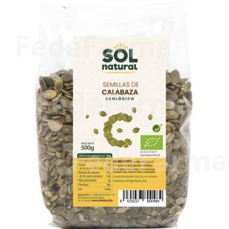 SEMILLAS DE CALABAZA 500GR. BIO SOLNATURAL