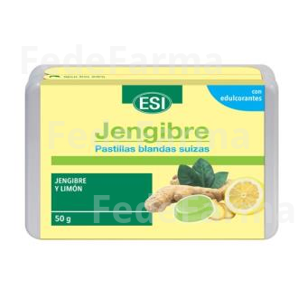 JENGIBRE PASTILLAS BLANDAS CON LIMON 50GR. TREPATDIET-ESI