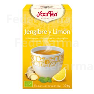 YOGI TEA JENGIBRE Y LIMON 17INFUSIONES YOGI TEA