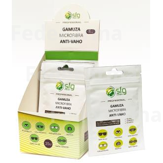 GAMUZA MICROFIBRA ANTI-VAHO CAJA 25UD. SFG CLEAN
