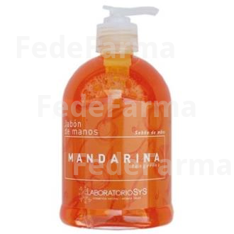JABON MANOS MANDARINA PACK 6X500ML. SYS
