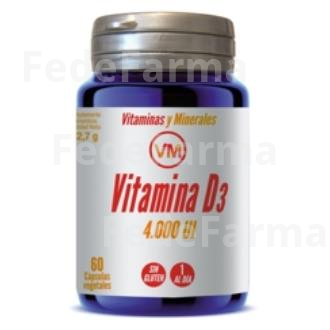 VITAMINA D3 4000UI 60CAP. YNSADIET