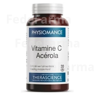 PHYSIOMANCE VITAMINA C ACEROLA 30COMP.MAST. THERASCIENCE