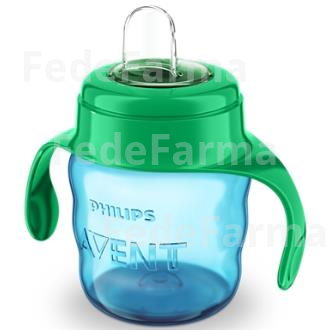 VASO BOQUILLA BLANDA AZUL 200ML. SCF551/05 AVENT