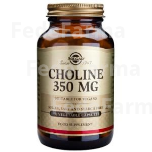 COLINA 350MG 100VEGICAPS SOLGAR