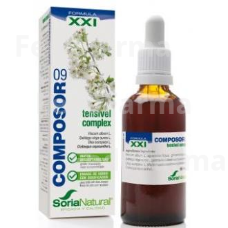 COMPOSOR 09 TENSIVEL COMPLEX XXI 50ML. SORIA NATURAL