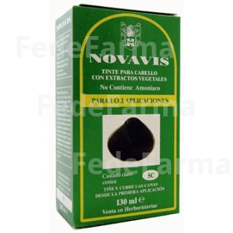 TINTE NOVAVIS 5C CASTANO CLARO CENIZA 120ML. NOVAVIS