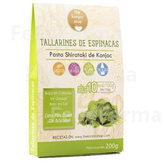 TALLARINES DE ESPINACAS  DE KONJAC 200GR THE KONJAC SHOP
