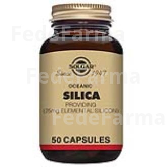 SILICE OCEANICO (SILICA) 25MG. 50VEGICAPS SOLGAR