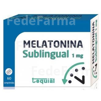 MELATONINA PURA 1MG, 60COMP, TEQUIAL
