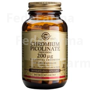 CROMO PICOLINATO 200MCG 90CAP. SOLGAR