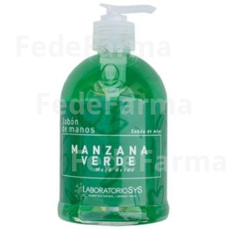 JABON MANOS MANZANA VERDE PACK 6X500ML. SYS