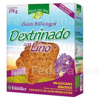 PAN DEXTRINADO CON LINO 270GR. HIJAS DEL SOL YNSADIET
