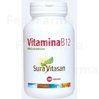 VITAMINA B12 (METILCOBALAMINA) 500MCG. 100CAP. SURA VITASAN