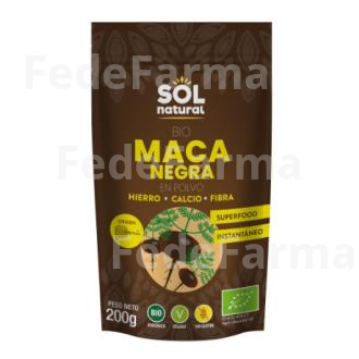 MACA NEGRA EN POLVO 200GR. BIO SOLNATURAL