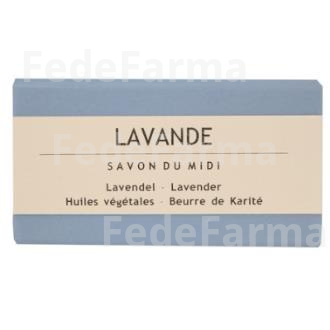JABON EN PASTILLA DE LAVANDA 100GR. BIO SAVON DU MIDI