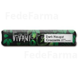 BARRITA DE CHOCOLATE NEGRO PRALINE Y AVELLANA 18UD VIVANI