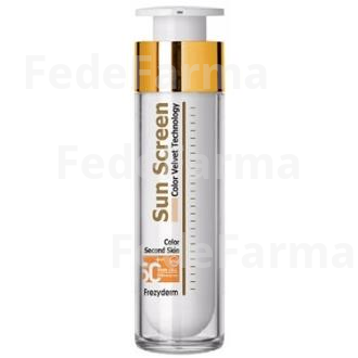 SUN SCREEN COLOR VELVET SPF 50+ CREMA SOLAR 50ML. FREZYDERM