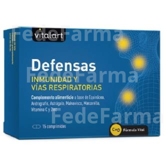 DEFENSAS INMUNIDAD Y VIAS RESPIRATORIAS 15COMP. VITALART